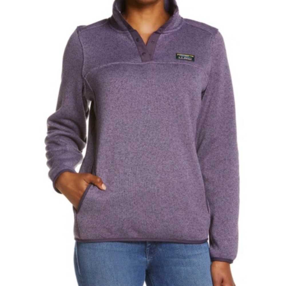 NWOT L.L. Bean Sweater Fleece Pullover